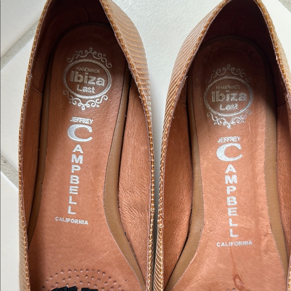Jeffrey Campbell Black and Brown Lion Face Loafers - Picture 2 of 5